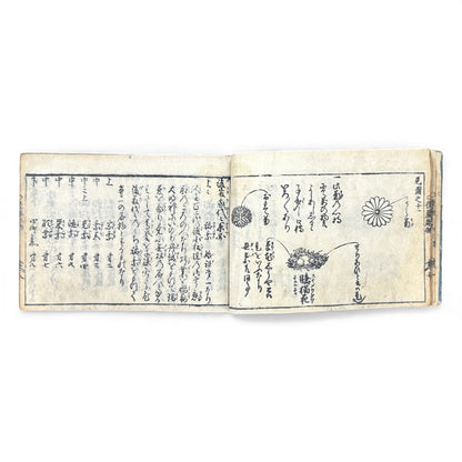 Edo Period Japanese Woodblock Book – Metalwork & Crest Designs (Kamon) – Decorative Arts Encyclopedia – Rare Antique - B135