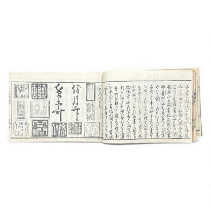 Edo Period Seal Design Manual – 合類印譜 (Gorui Inpu) | Illustrated 印譜 / Inpu Seal Catalog | Original Japanese Woodblock Book - B137
