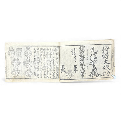 Edo Period Seal Design Manual – 合類印譜 (Gorui Inpu) | Illustrated 印譜 Seal Catalog | Japanese Woodblock Book - B138