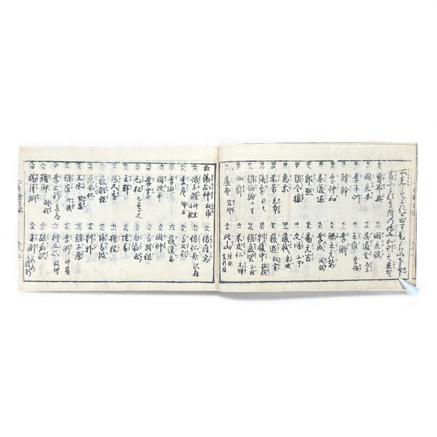 Edo-Period Manpō Zensho 印譜 — Japanese Seal & Signature Manual (c.1840–1860) | Original Woodblock-Printed Inpu Book - B139