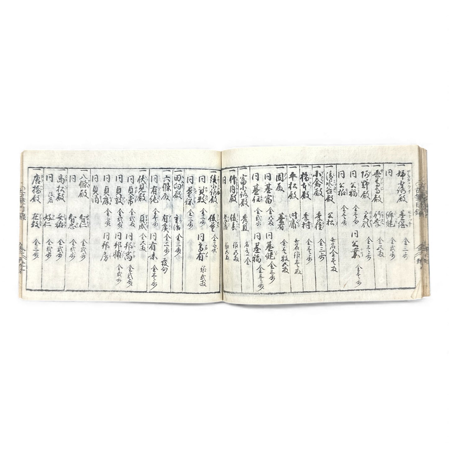 Edo–Meiji Japanese Seal Manual 印譜 — Woodblock-Printed Hanko & Tensho Reference Book (Antique) - B140