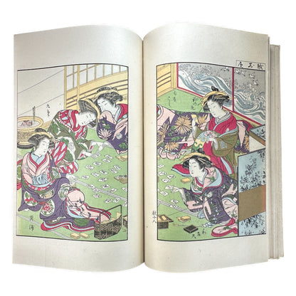 Antique Japanese Woodblock Print Book – Seirō Bijin Awase Kagami (青樓美人合姿鏡) – Taisho Bijin-ga Illustrated Album - B141