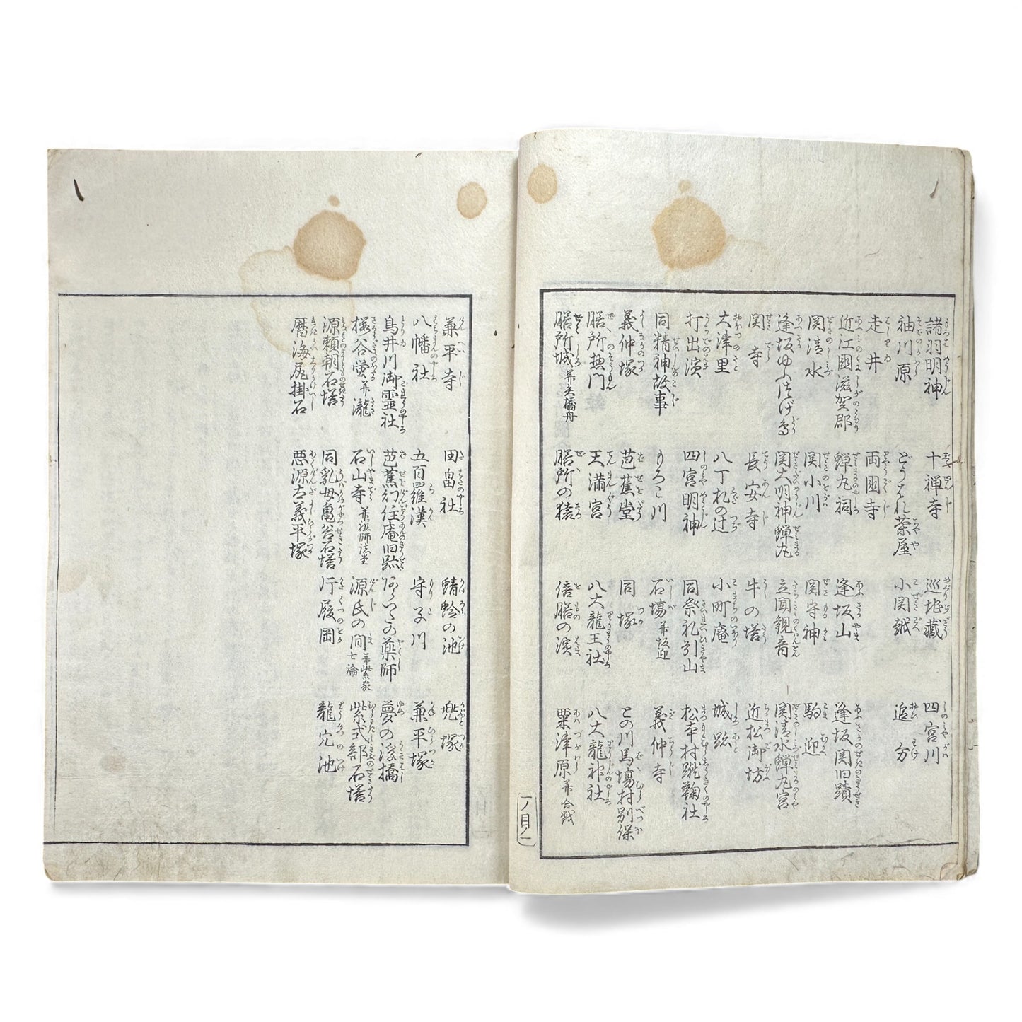 Edo–Meiji Woodblock Book – Ise Sangū Meisho Zue (伊勢参宮名所図会) – Illustrated Famous Places of the Ise Pilgrimage – Volume 1 - B144
