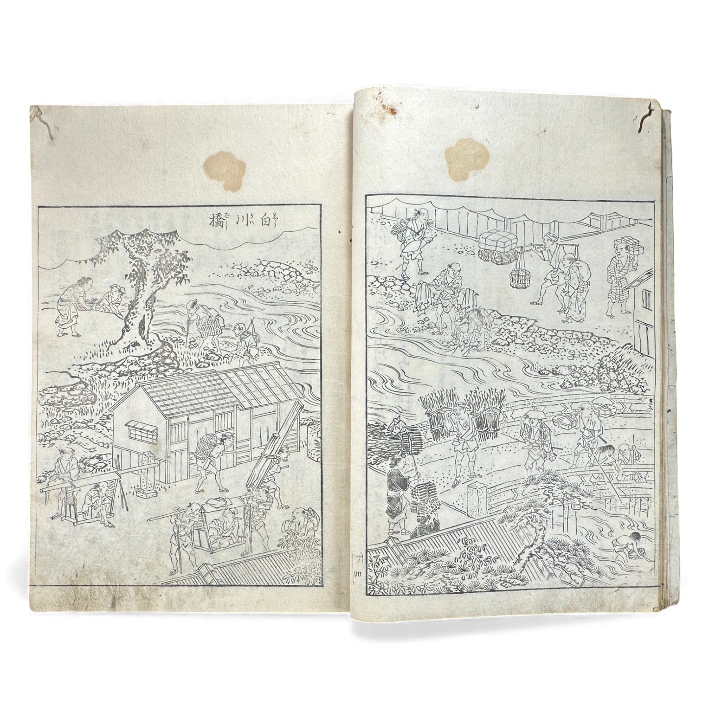 Edo–Meiji Woodblock Book – Ise Sangū Meisho Zue (伊勢参宮名所図会) – Illustrated Famous Places of the Ise Pilgrimage – Volume 1 - B144