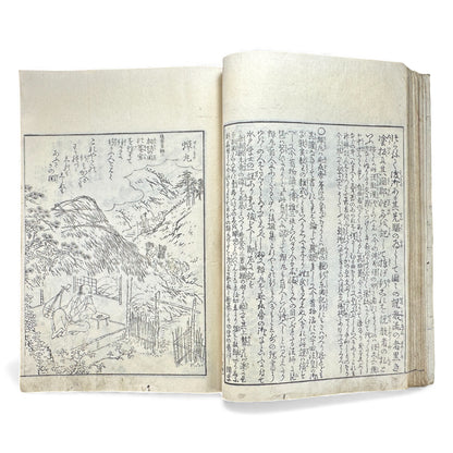 Edo–Meiji Woodblock Book – Ise Sangū Meisho Zue (伊勢参宮名所図会) – Illustrated Famous Places of the Ise Pilgrimage – Volume 1 - B144