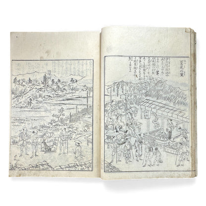 Edo–Meiji Woodblock Book – Ise Sangū Meisho Zue (伊勢参宮名所図会) – Illustrated Famous Places of the Ise Pilgrimage – Volume 2 - B145