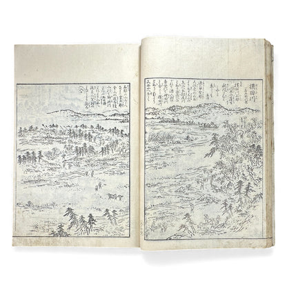 Edo–Meiji Woodblock Book – Ise Sangū Meisho Zue (伊勢参宮名所図会) – Illustrated Famous Places of the Ise Pilgrimage – Volume 2 - B145