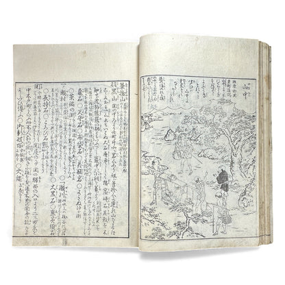 Edo–Meiji Woodblock Book – Ise Sangū Meisho Zue (伊勢参宮名所図会) – Illustrated Famous Places of the Ise Pilgrimage – Volume 2 - B145