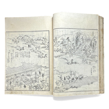 Edo–Meiji Woodblock Book – Ise Sangū Meisho Zue (伊勢参宮名所図会) – Illustrated Famous Places of the Ise Pilgrimage – Volume 2 - B145