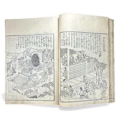 Edo–Meiji Woodblock Book – Ise Sangū Meisho Zue (伊勢参宮名所図会) – Illustrated Famous Places of the Ise Pilgrimage – Volume 2 - B145