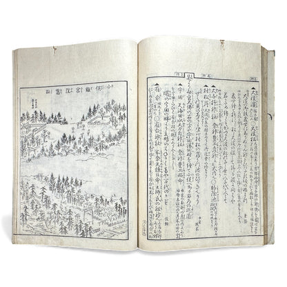 Edo–Meiji Woodblock Book – Ise Sangū Meisho Zue (伊勢参宮名所図会) – Illustrated Famous Places of the Ise Pilgrimage – Volume 3 -B146
