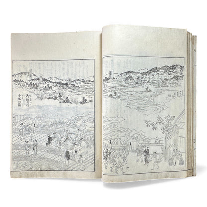 Edo–Meiji Woodblock Book – Ise Sangū Meisho Zue (伊勢参宮名所図会) – Illustrated Famous Places of the Ise Pilgrimage – Volume 4 - B147