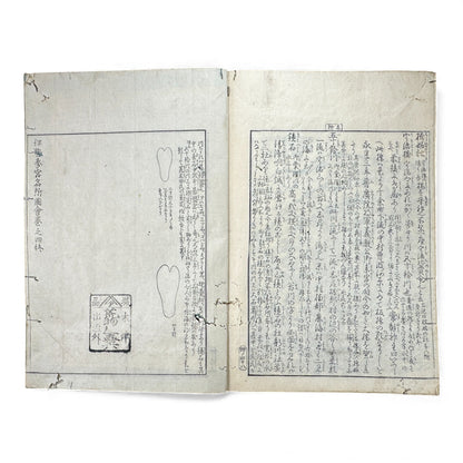 Edo–Meiji Woodblock Book – Ise Sangū Meisho Zue (伊勢参宮名所図会) – Illustrated Famous Places of the Ise Pilgrimage – Volume 4 - B147