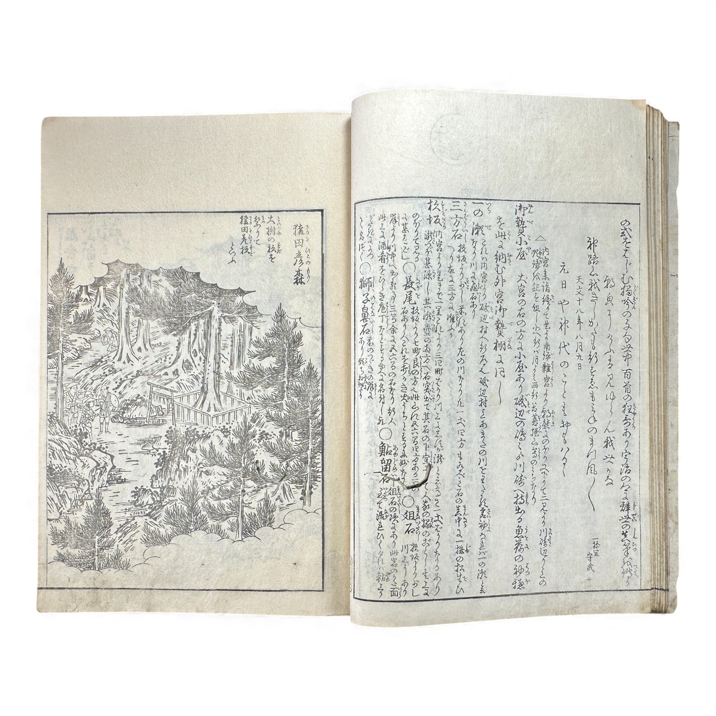Edo–Meiji Woodblock Book – Ise Sangū Meisho Zue (伊勢参宮名所図会) – Illustrated Ise Pilgrimage Guide – Volume 5 Part 1 - B148