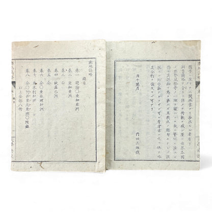 Yochi Shiryaku Volume 1 (1887) – Meiji Geography & Astronomy Textbook – World Maps & Diagrams - B156