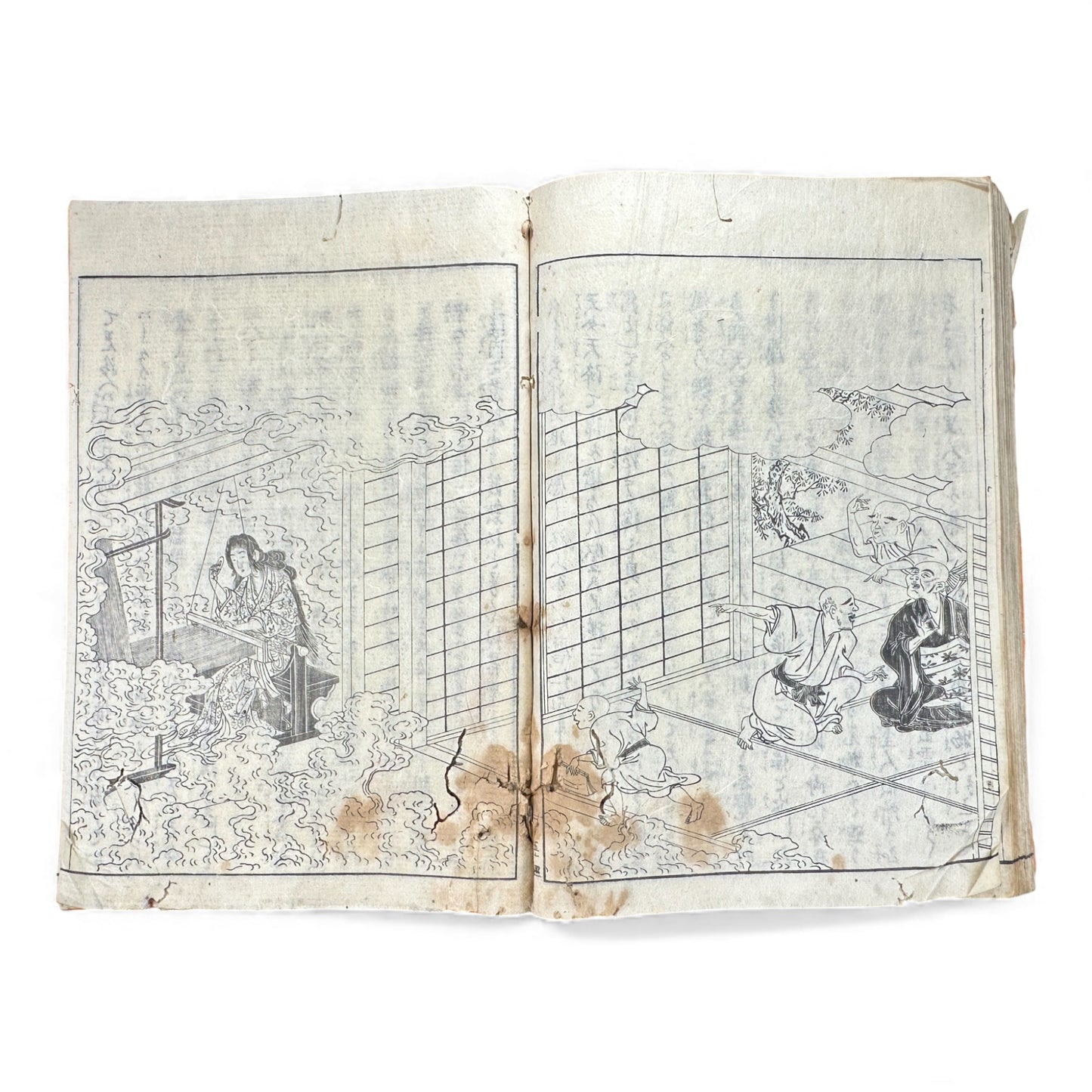 Nijūshihai Junpai Zue – Volume 1 Meiji Woodblock Book – 二十四輩順拝図会 巻— 越中越後 – Illustrated Buddhist Pilgrimage Guide (c.19th Century) - B157