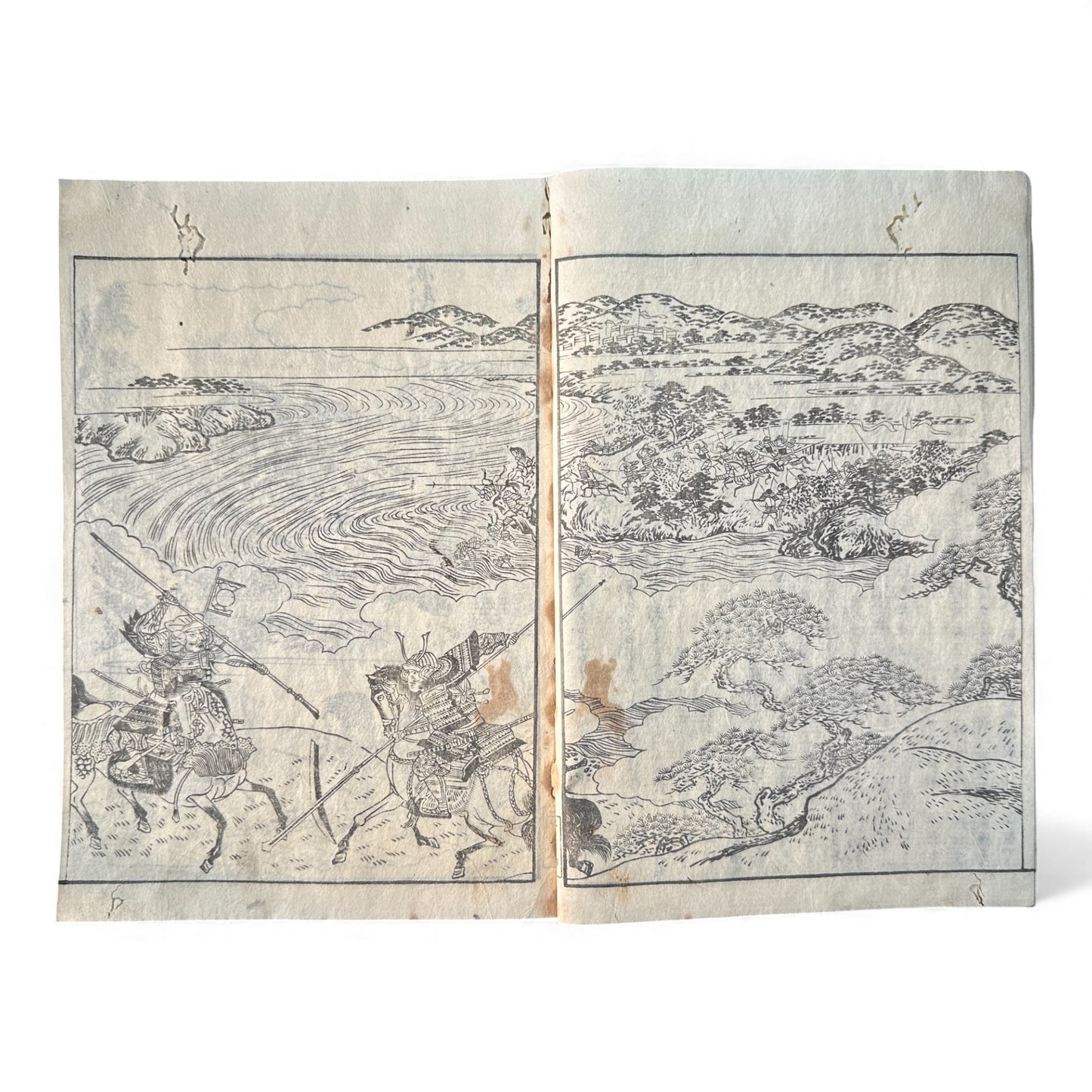 Nijūshihai Junpai Zue – Volume 2 Meiji Woodblock Book – 二十四輩順拝図会 巻二 越前加賀 – Illustrated Buddhist Pilgrimage Guide (c.19th Century) - B158