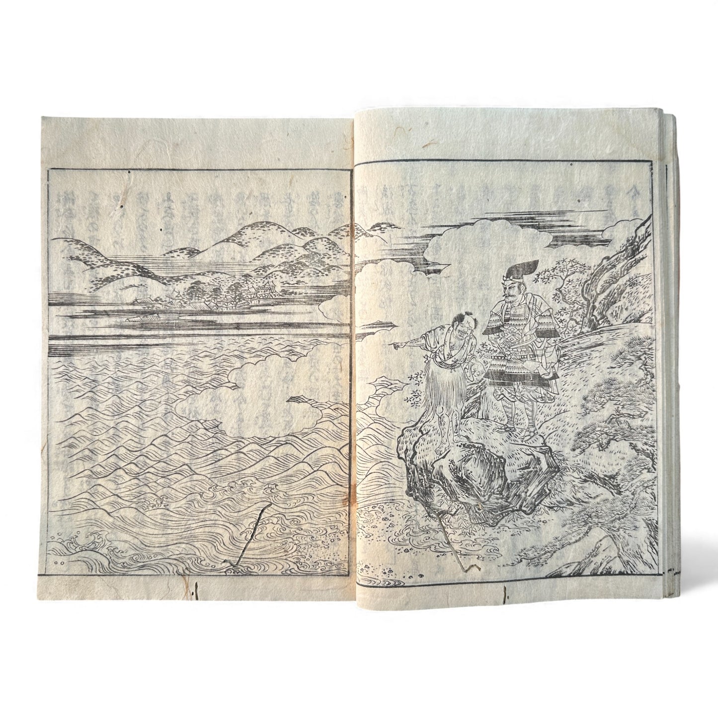 Nijūshihai Junpai Zue – Volume 2 Meiji Woodblock Book – 二十四輩順拝図会 巻二 越前加賀 – Illustrated Buddhist Pilgrimage Guide (c.19th Century) - B158