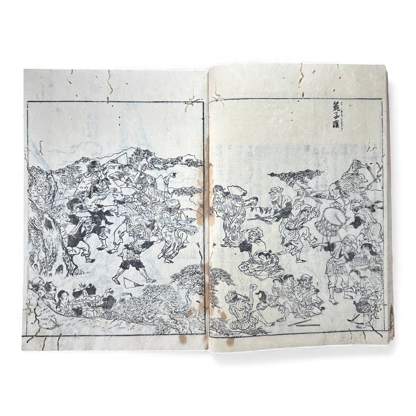 Nijūshihai Junpai Zue – Volume 3 Meiji Woodblock Book – 二十四輩順拝図会 巻三 越中越後 – Illustrated Buddhist Pilgrimage Guide (c.19th Century)- B159