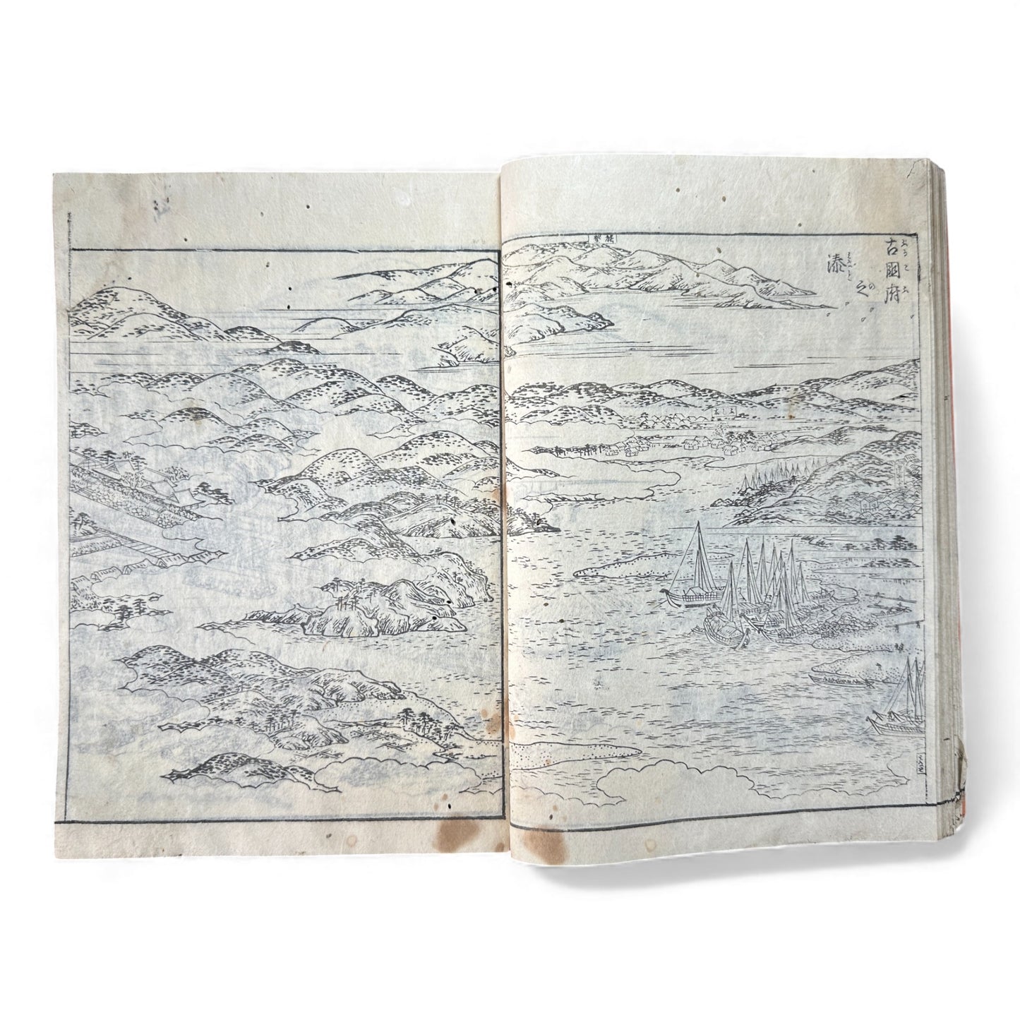 Nijūshihai Junpai Zue – Volume 3 Meiji Woodblock Book – 二十四輩順拝図会 巻三 越中越後 – Illustrated Buddhist Pilgrimage Guide (c.19th Century)- B159