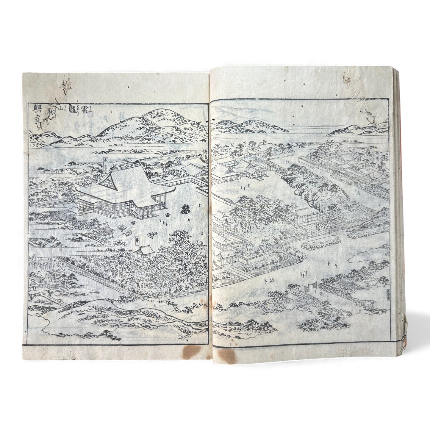Nijūshihai Junpai Zue – Volume 3 Meiji Woodblock Book – 二十四輩順拝図会 巻三 越中越後 – Illustrated Buddhist Pilgrimage Guide (c.19th Century)- B159