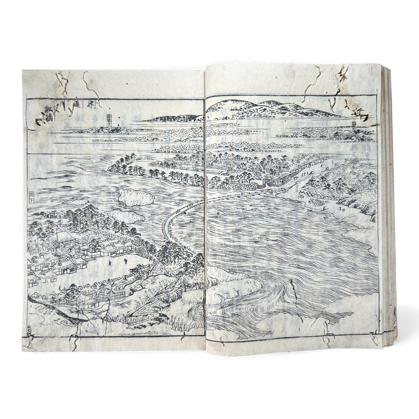 Nijūshihai Junpai Zue – Volume 3 Meiji Woodblock Book – 二十四輩順拝図会 巻三 越中越後 – Illustrated Buddhist Pilgrimage Guide (c.19th Century)- B159