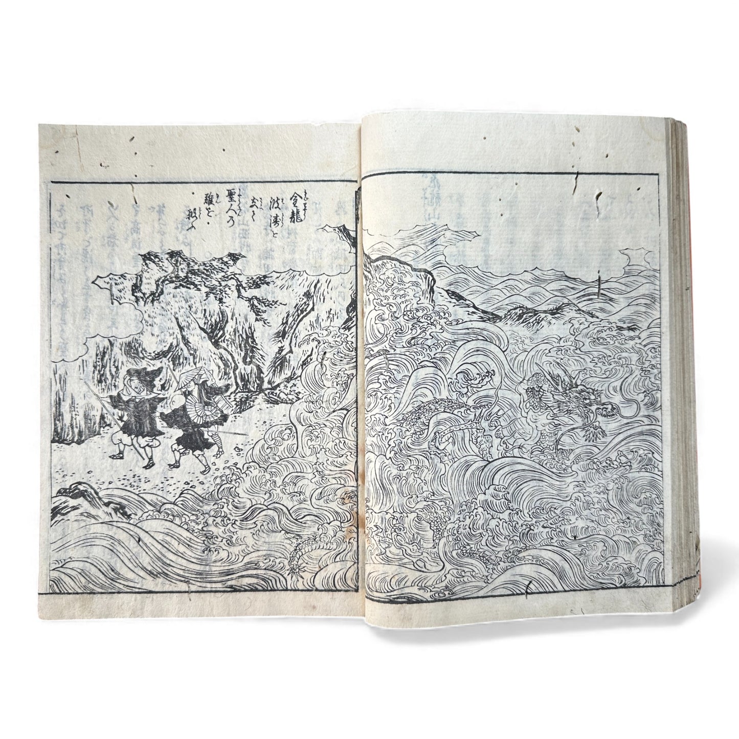 Nijūshihai Junpai Zue – Volume 3 Meiji Woodblock Book – 二十四輩順拝図会 巻三 越中越後 – Illustrated Buddhist Pilgrimage Guide (c.19th Century)- B159