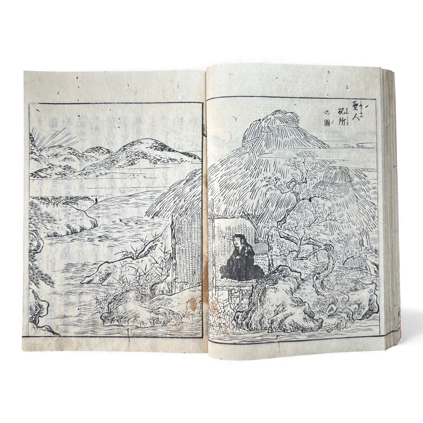 Nijūshihai Junpai Zue – Volume 3 Meiji Woodblock Book – 二十四輩順拝図会 巻三 越中越後 – Illustrated Buddhist Pilgrimage Guide (c.19th Century)- B159