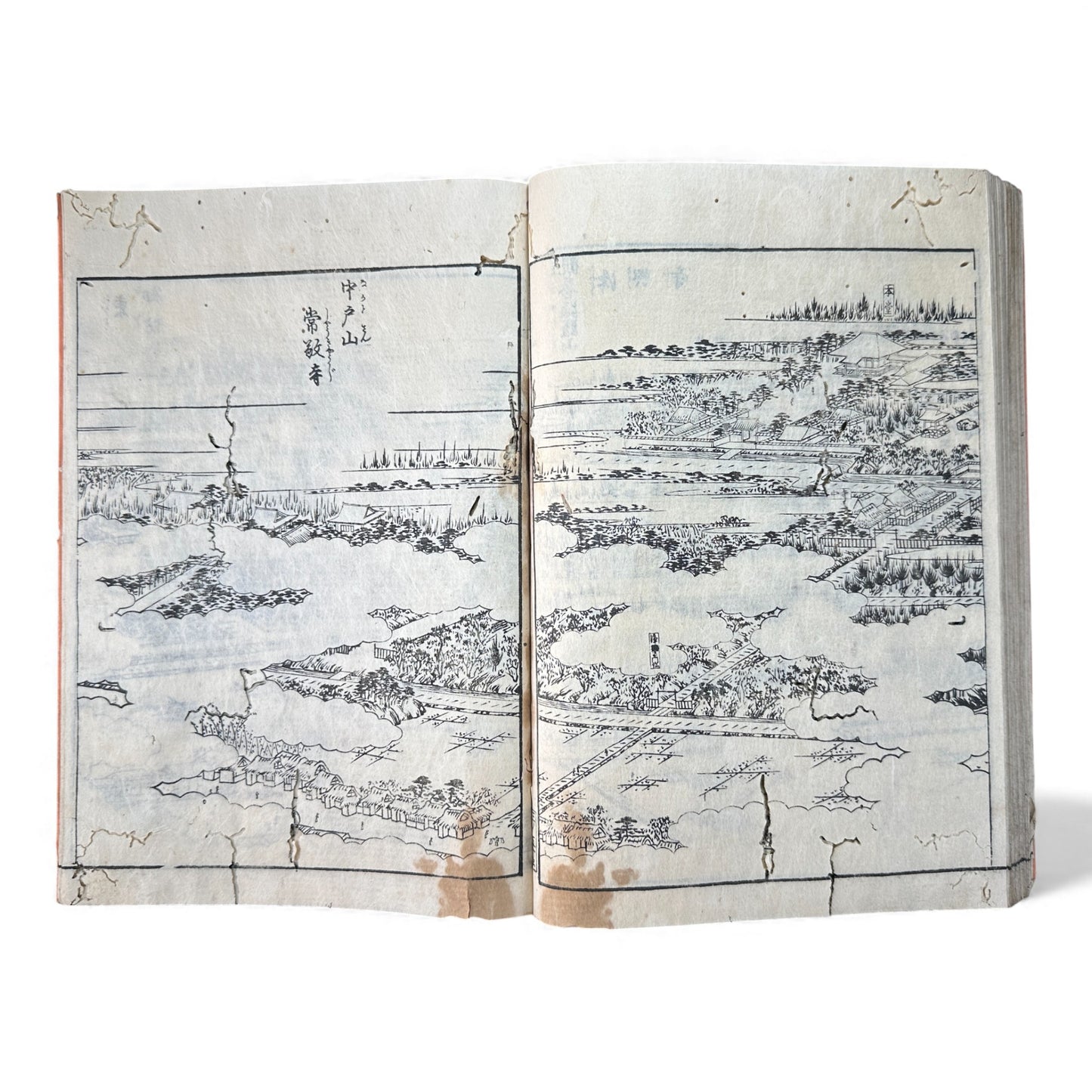 Nijūshihai Junpai Zue – Volume 3 Meiji Woodblock Book – 二十四輩順拝図会 巻三 越中越後 – Illustrated Buddhist Pilgrimage Guide (c.19th Century)- B159