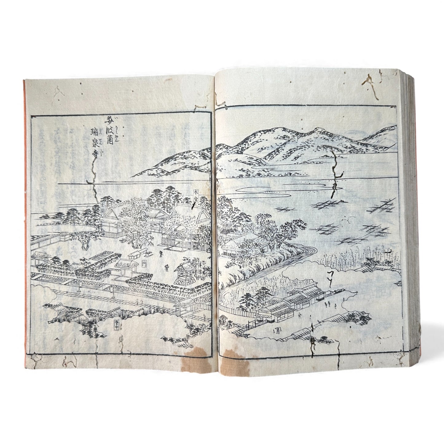 Nijūshihai Junpai Zue – Volume 3 Meiji Woodblock Book – 二十四輩順拝図会 巻三 越中越後 – Illustrated Buddhist Pilgrimage Guide (c.19th Century)- B159