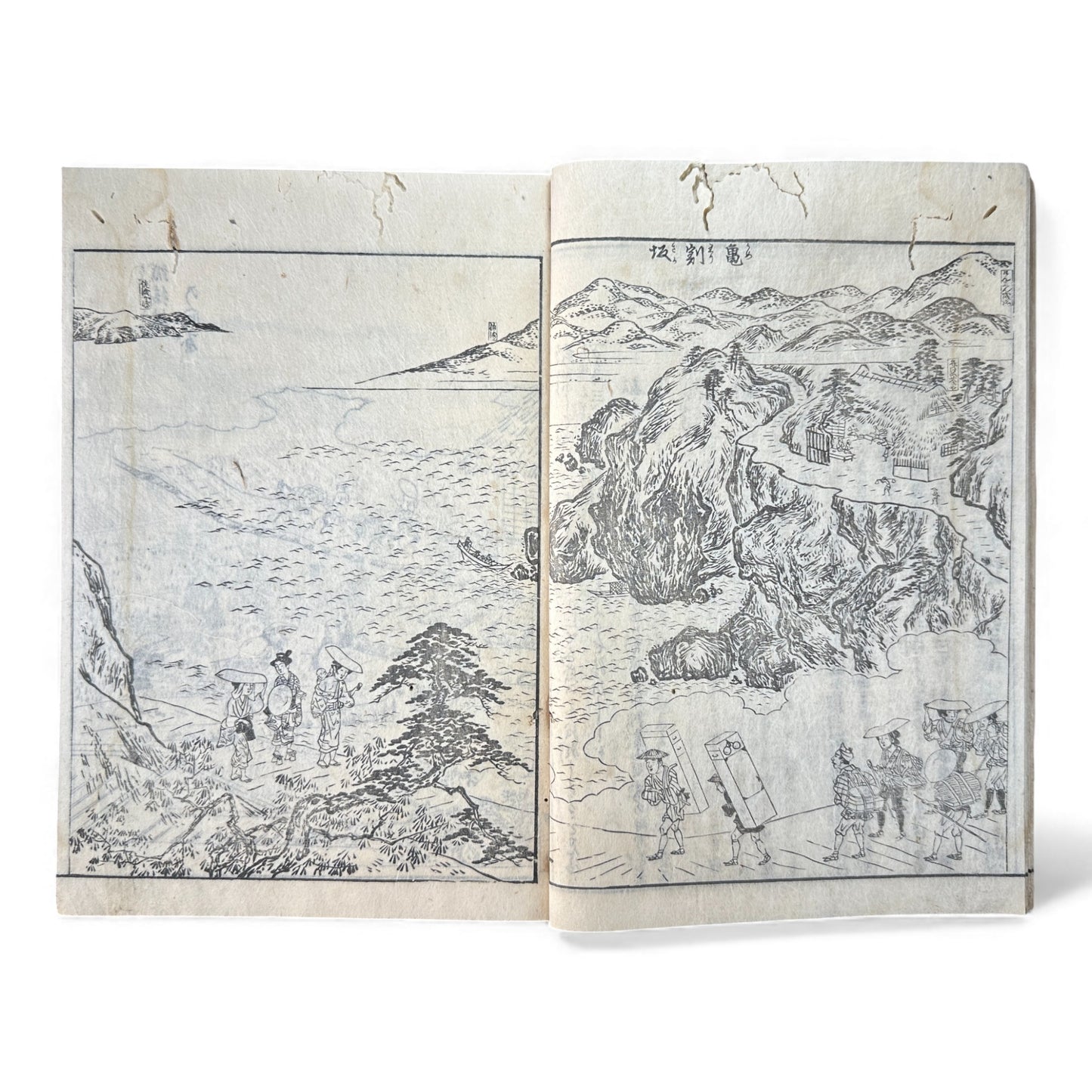 Nijūshihai Junpai Zue – Volume 4 Meiji Woodblock Book– 二十四輩順拝図会 巻四 越後 – Illustrated Buddhist Pilgrimage Guide (19th Century) - B160