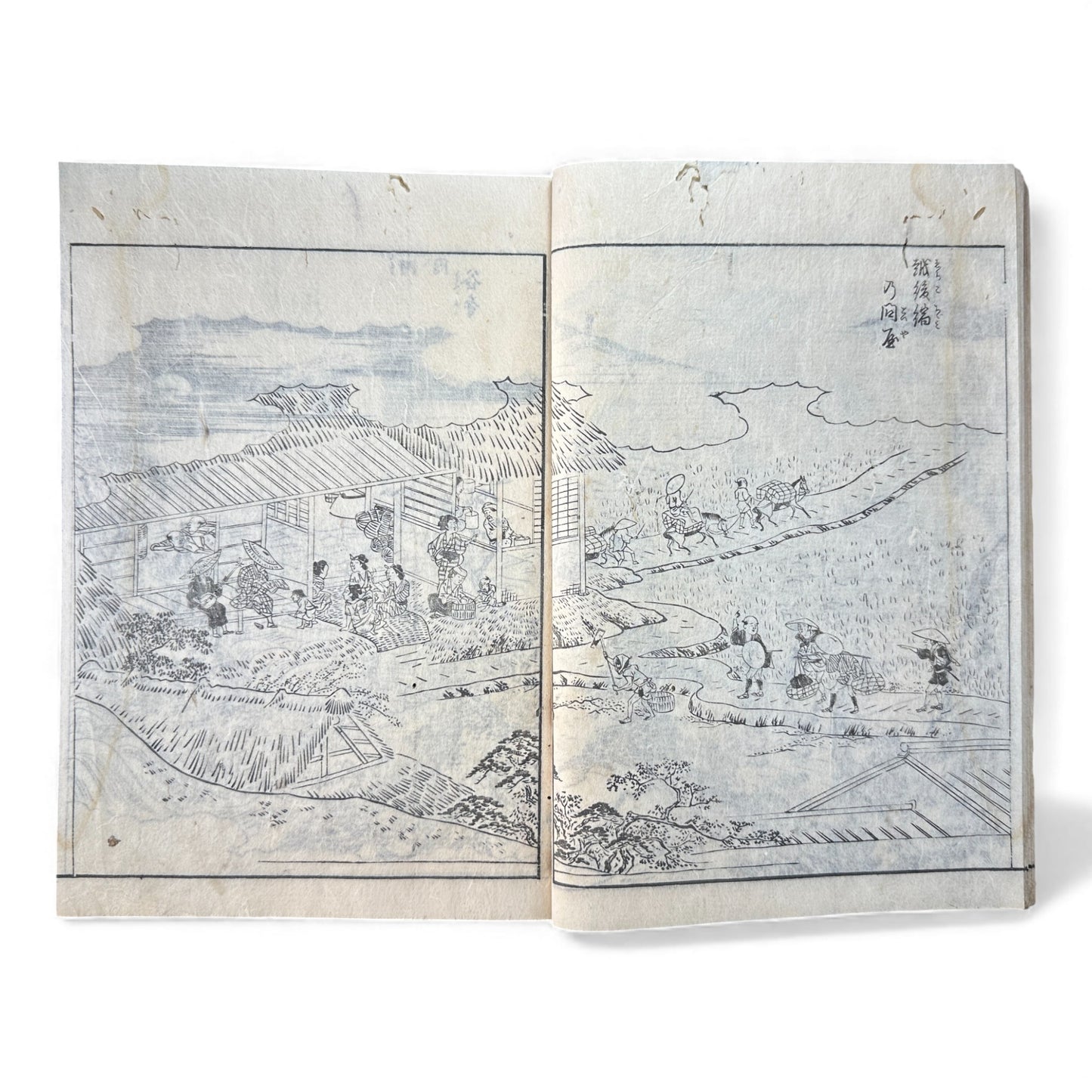Nijūshihai Junpai Zue – Volume 4 Meiji Woodblock Book– 二十四輩順拝図会 巻四 越後 – Illustrated Buddhist Pilgrimage Guide (19th Century) - B160