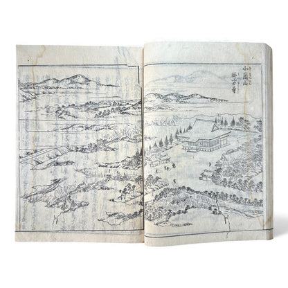 Nijūshihai Junpai Zue – Volume 4 Meiji Woodblock Book– 二十四輩順拝図会 巻四 越後 – Illustrated Buddhist Pilgrimage Guide (19th Century) - B160