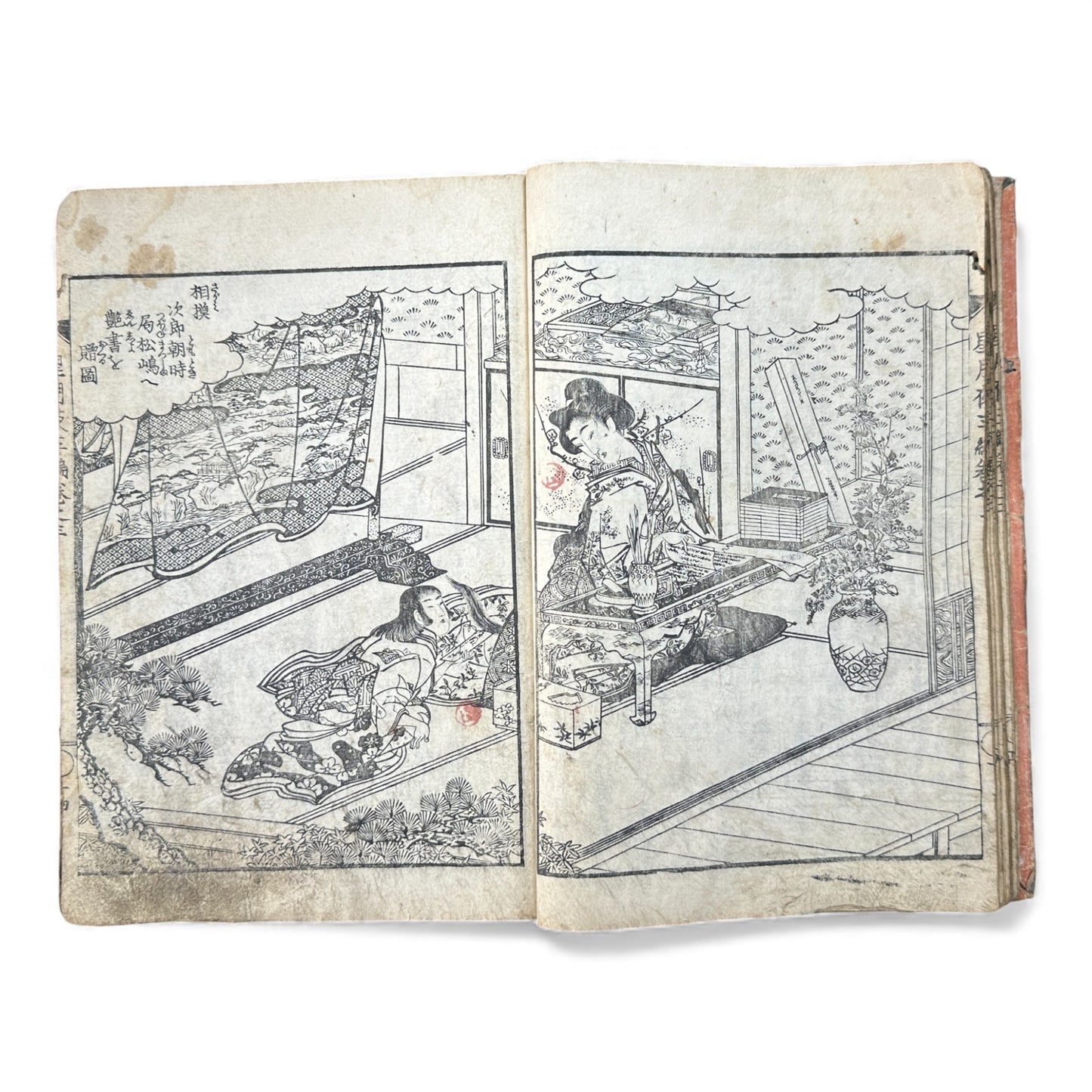 Edo Period Illustrated Yomihon – Seigetsuya Kenkairoku 星月夜顕晦録 – Series 3, Volume 3 – Japanese Woodblock Book (Late Edo Period) - B164