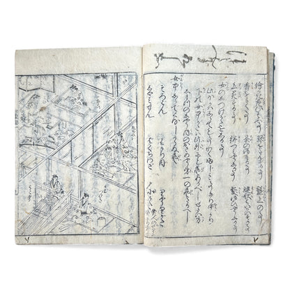 Edo Period Japanese Women’s Manual – Onna Chōhōki 女重宝記 – Volume 1 (一之巻) – Illustrated Woodblock Book -B168