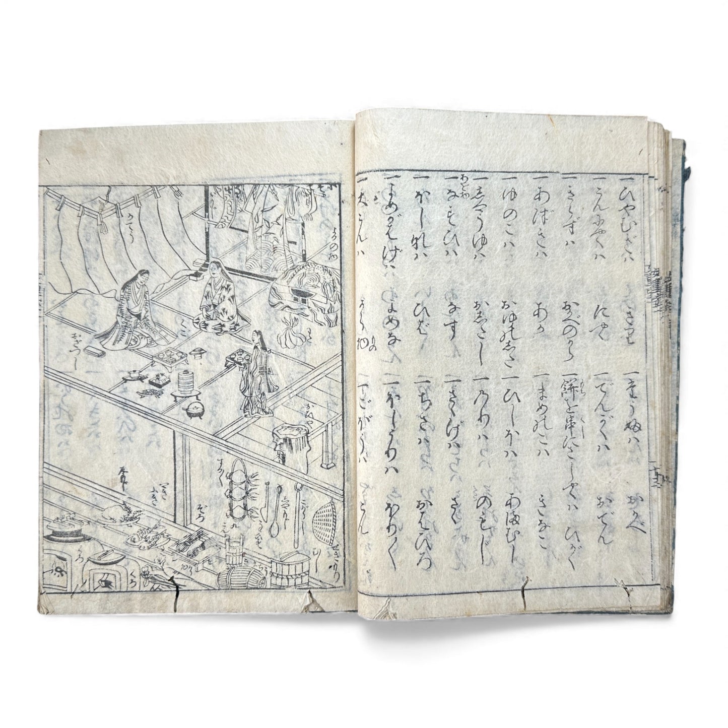 Edo Period Japanese Women’s Manual – Onna Chōhōki 女重宝記 – Volume 1 (一之巻) – Illustrated Woodblock Book -B168