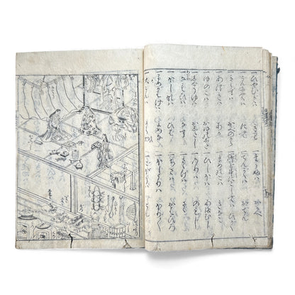 Edo Period Japanese Women’s Manual – Onna Chōhōki 女重宝記 – Volume 1 (一之巻) – Illustrated Woodblock Book -B168