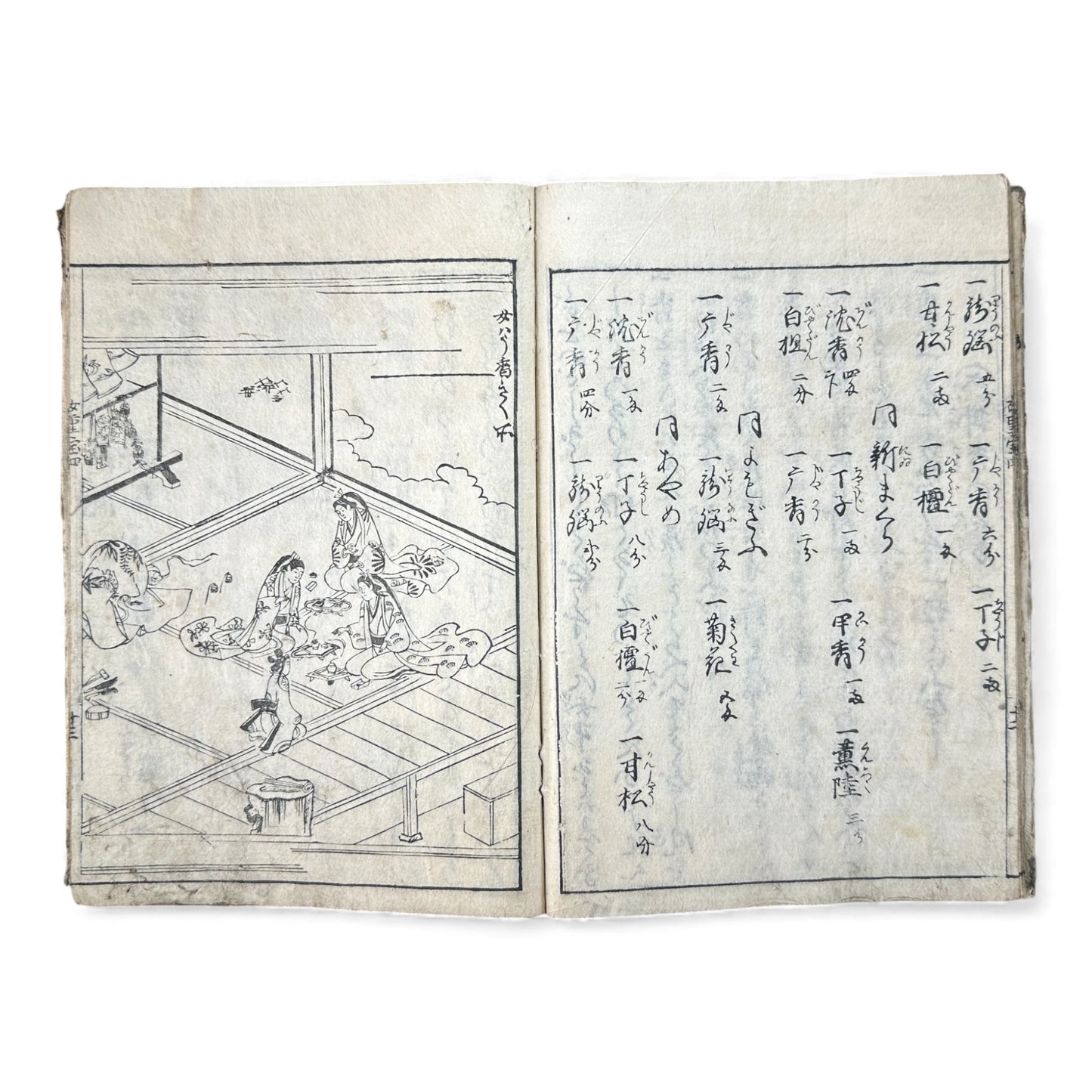 Edo Period Illustrated Book – Higashiyama Mura Taishi Hanagoyomi 東山村太子花暦 – Japanese Woodblock Print Book - B169