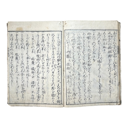 Edo Period Illustrated Book – Higashiyama Mura Taishi Hanagoyomi 東山村太子花暦 – Japanese Woodblock Print Book - B169
