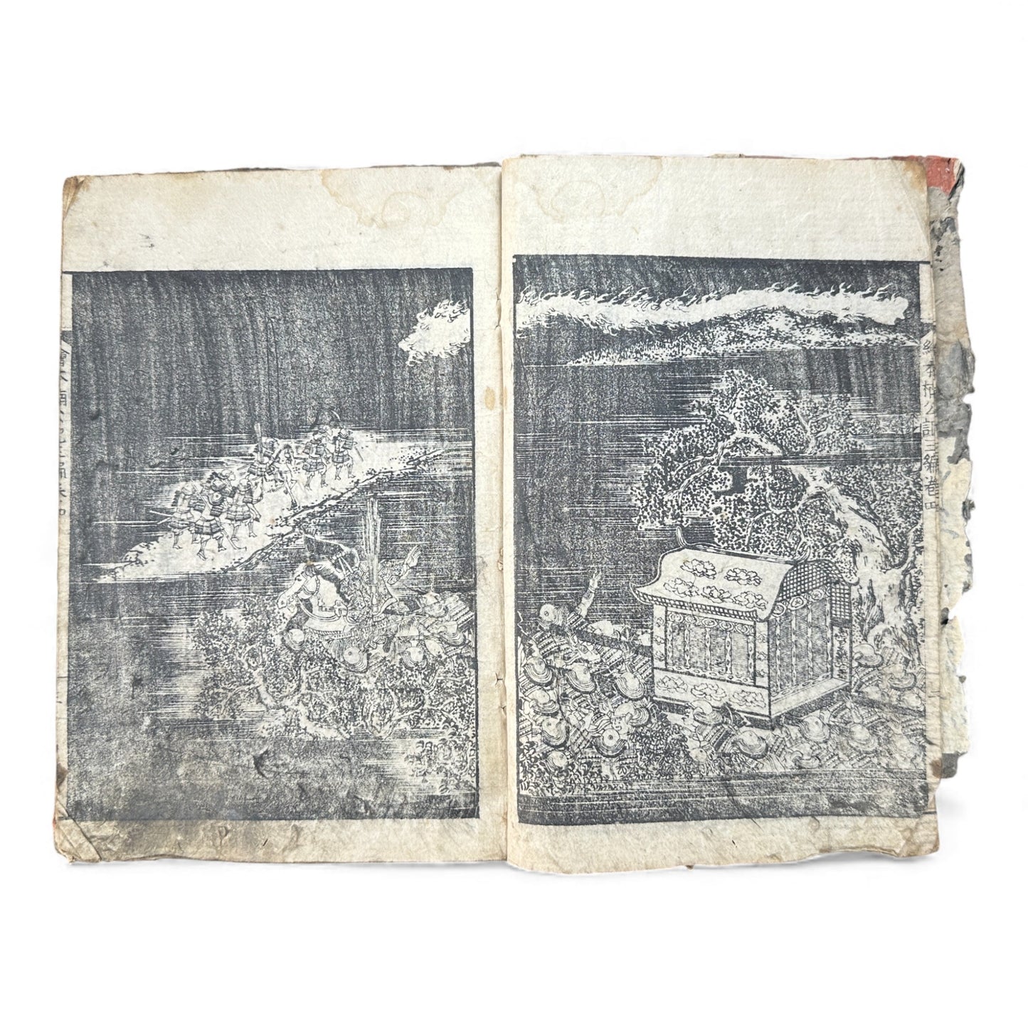 Ehon Nankōki – Volume 4 – Edo Period Japanese Illustrated Samurai Book – 絵本楠公記 編巻之四 - B171