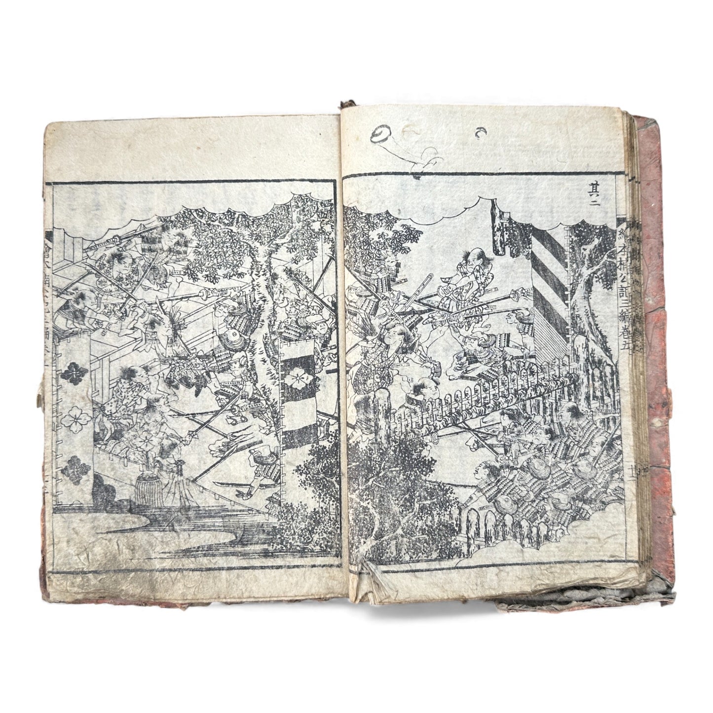 Ehon Nankōki – Third Series – Volume 5 – Edo Period Japanese Illustrated Samurai Book – 絵本楠公記 三編 巻五 - B172