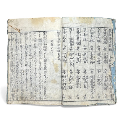 Ehon Saiyū Zenden Vol. 4 | Edo Period Japanese Illustrated Book | Journey to the West | Woodblock Print - B179