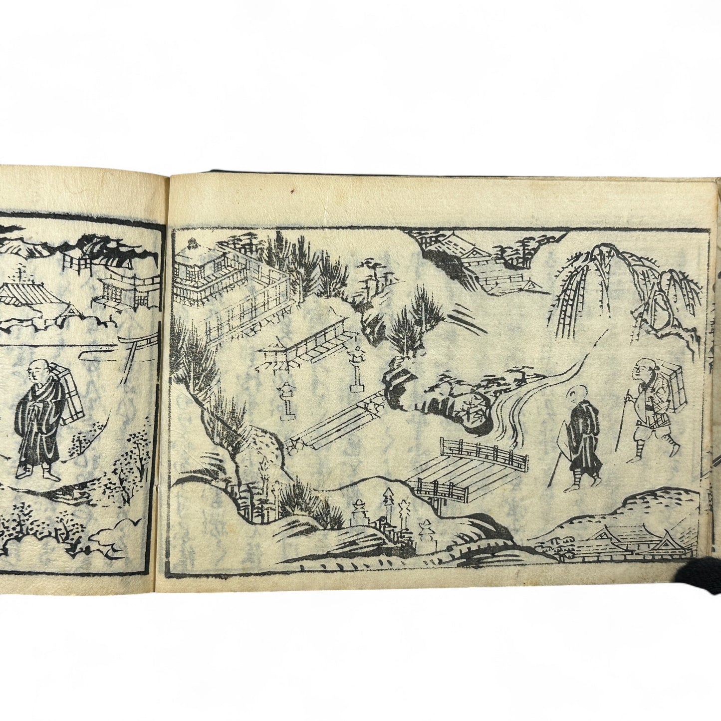 万寶全書 (Manpō Zensho) – Late Edo Japanese Woodblock Book – Calligraphy & Seal Art – Rare Antique - B20