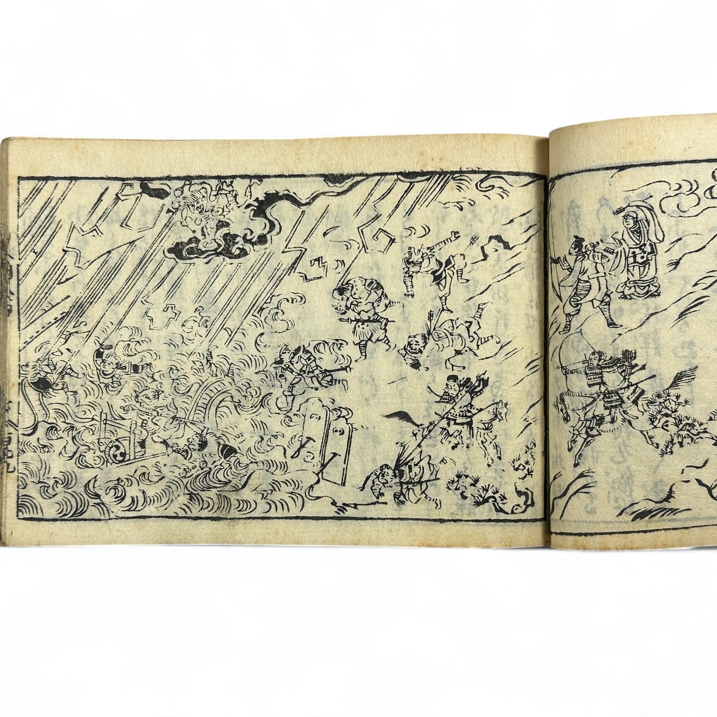 万寶全書 (Manpō Zensho) – Late Edo Japanese Woodblock Book – Calligraphy & Seal Art – Rare Antique - B20