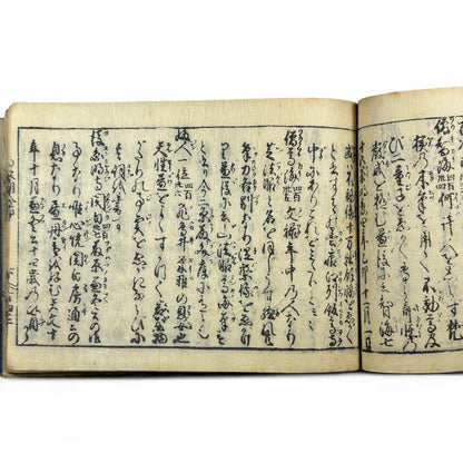 万寶全書 (Manpō Zensho) – Late Edo Japanese Woodblock Book – Calligraphy & Seal Art – Rare Antique - B20