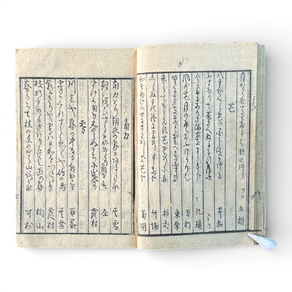 Edo Period Japanese Woodblock Book – Classical Poetry, Proverbs & Illustrated Moral Tales – Late 18th to Early 19th Century- B185