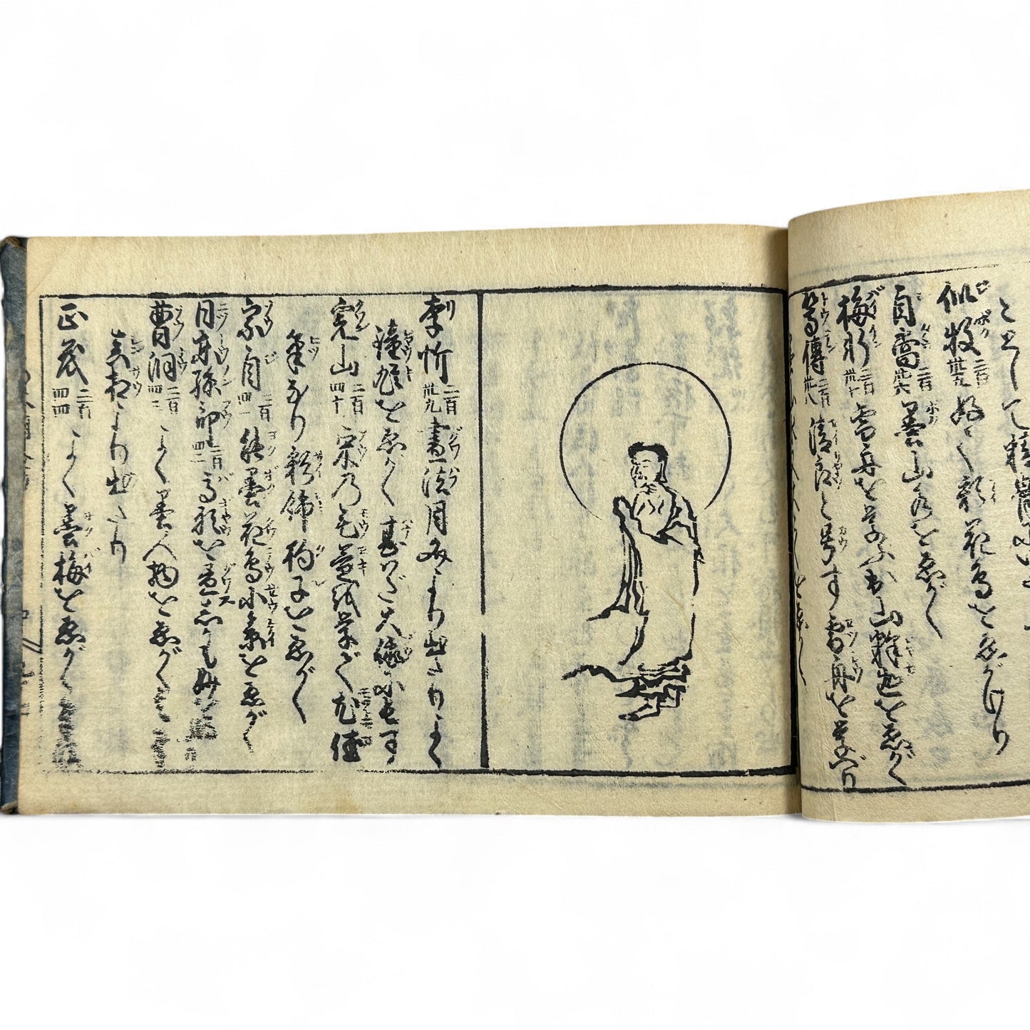 万寶全書 (Manpō Zensho) – Edo Period Japanese Woodblock Book – Illustrated Seal & Calligraphy Compendium – Rare Buddhist-Literati Manual- B21