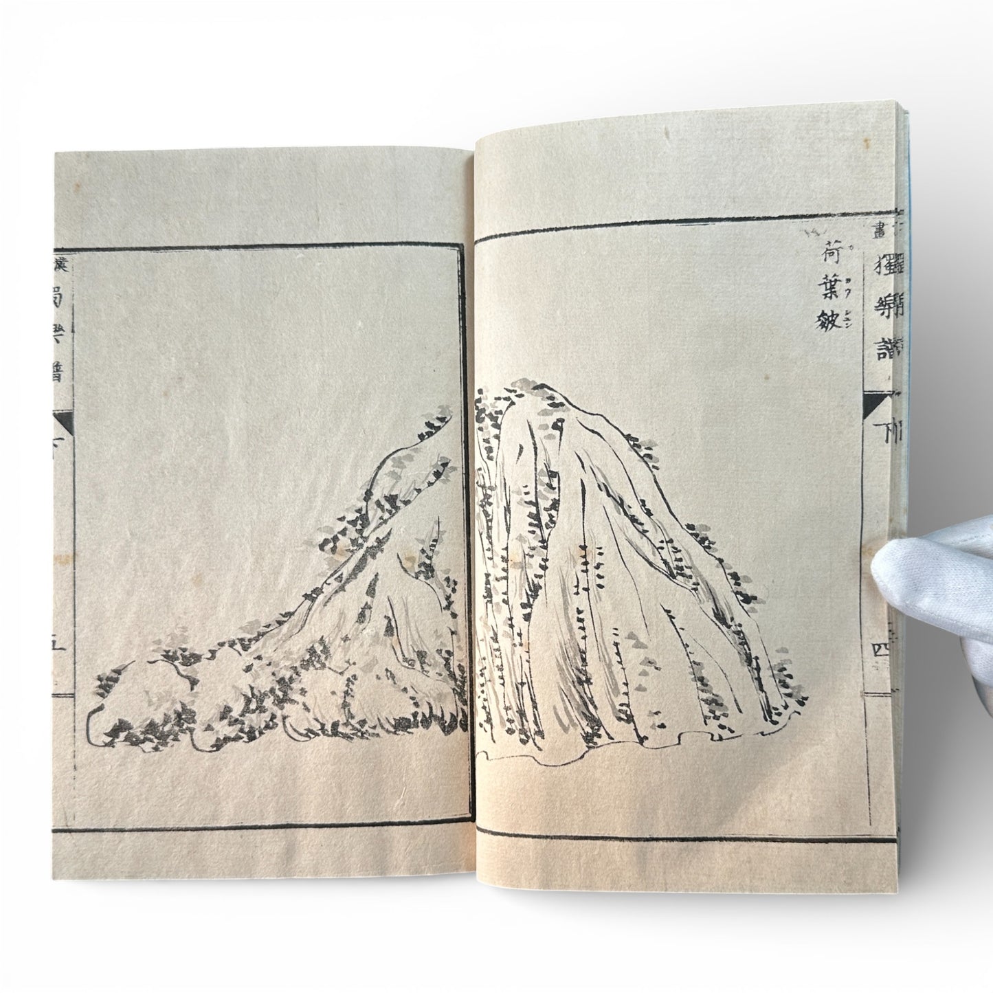 Meiji Period Kanga Dokugaku Gafu 下｜漢画独学画譜 下｜Meiji Era Japanese Painting Manual (1895) - B190
