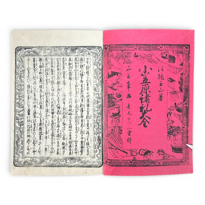 Late Edo to Early Meiji Japanese Illustrated Book – Daily Life, Customs & Narrative Scenes – Woodblock Print - B191