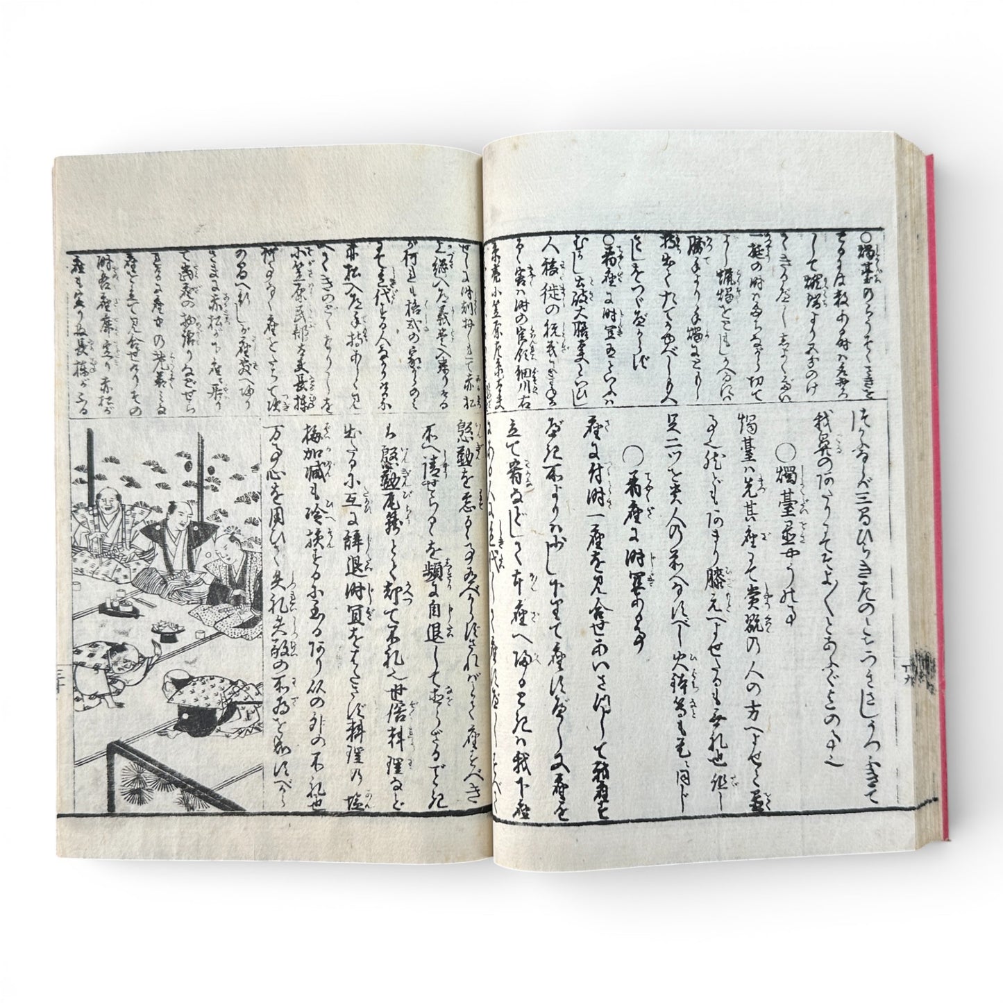 Late Edo to Early Meiji Japanese Illustrated Book – Daily Life, Customs & Narrative Scenes – Woodblock Print - B191